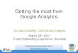 Google Analytics Workshop - Dave Chaffey 2011 Fusion Marketing 2011