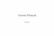 Ismail Khayat Birds updated