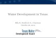 Water Development in Texas