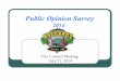 Visalia Public Opinion Survey PowerPoint