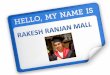 Rakesh Ranjan Mall Visual CV