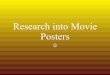 Research Into Movie Posters