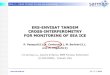 TU1.L10 - ERS-ENVISAT TANDEM CROSS-INTERFEROMETRY FOR MONITORING OF SEA ICE