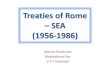 European Union: Treaty of Rome to Single European Act (1956-1986)