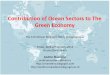 Contribution of ocean sectors to the green economy