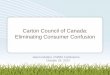 Carton Council of Canada:Eliminating Consumer Confusion