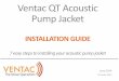 Ventac QT Acoustic Pump Jacket Installation Guide
