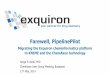 EUGM 2014 - Serge P. Parel (Exquiron): Farewell, PipelinePilot : Migrating the Exquiron cheminformatics platform to KNIME and the ChemAxon technology