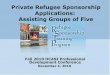 C9 private refugee sponsorship applications  assisting g5