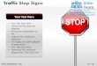 How to make create traffic highway roadway stop signs detour powerpoint presentation slides and ppt templates graphics clipart