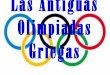 Las antiguas olimpiadas griegas