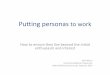 Putting personas to work - University of Edinburgh Website Programme