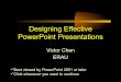 Effective presentation - Testing