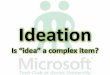 Ideation and marketing innovation