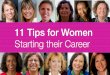 11 tips for Women Starting their Career