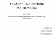 Advance engineering mathematics