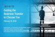 Getting the Business Traveler to Choose You Webinar