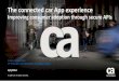 The Connected Car UX Through APIs - Francois Lascelles, VP Solutions Architect, CA Layer 7 @ Telematics Detroit