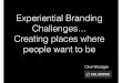 Experiential Branding Challenges. Creating places where people want to be
