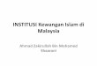 Sijil Tinggi Muamalat 2 - Institusi kewangan islam di malaysia : Ahmad Zakirullah Bin Mohamed Shaarani (IBFIM)