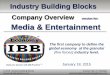 IBB Overview for Media Sector