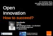 Open Innovation - How to succeed?