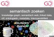 Semantisch Zoeken - knowledge graph, semantisch web, linked data, rdf, ontologieën, metadata, 