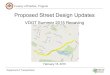 Proposed Street Design Updates: VDOT Summer 2015 Repaving
