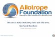 Pistoia Alliance European Conference 2015 - Gerhard Noelken / Allotrope Foundation