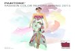 Pantone fashion Color Palette spring 2015