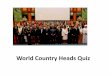 World country heads Quiz