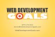 Web Development Goals, LLC Brand Establisher PowerPoint