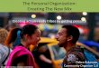 The Personal Organization: The New Mix