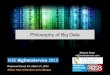 Philosophy of Big Data