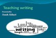 teaching writing in L2