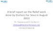 Uttarkhand relief updates 1st spetember 2013 1