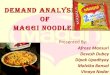 Maggi noodles : ECONOMIC SURVEY