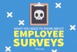 What You Need to Know About Employee Surveys