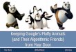 Keeping Google's Fluffy Animals (and their Algorithmic Friends) from Your Door