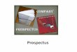 Prospectus - Legal Environment of Business