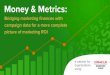 Money & Metrics: Bridging marketing finances with campaign data