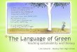 The language of green