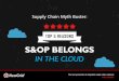 5 Reasons S&OP Belongs in the Cloud