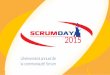 Scrumday 2015 : 10 ans d'aventures agile chez Orange par Stéphane Guédon