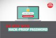 6 sexy ways to create a Hack-proof Password