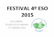 Festival 4º eso 2015