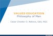 Values education philosophy(Western)