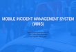 Mobile Incident Management System