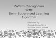 Seminar(Pattern Recognition)