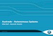 Autonomous Systems Program